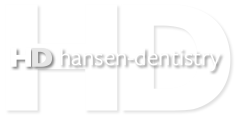 Hansen Dentistry Logo White Version